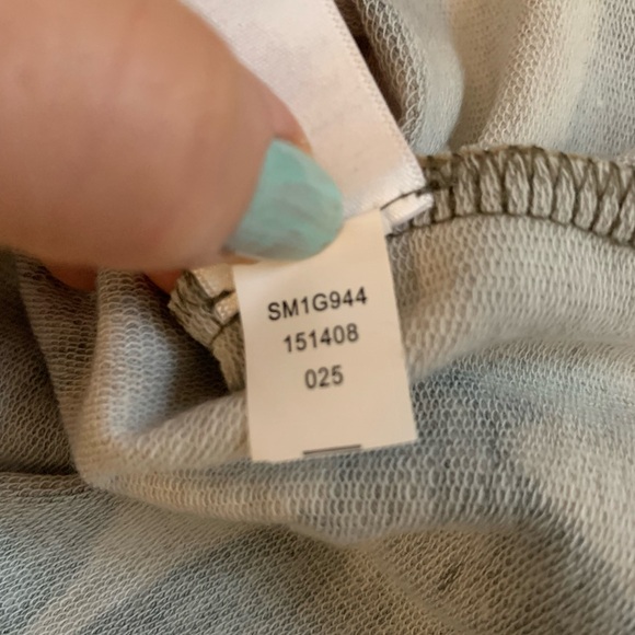 New CABLE & GAUGE Green Camo TOP size S Soft Stretch Camouflage NWT - Picture 7 of 8